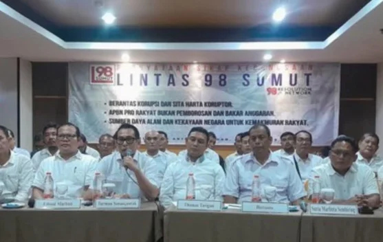Aktivis Lintas 98 Sumut Dukung Program Pemerintah Prabowo-Gibran
