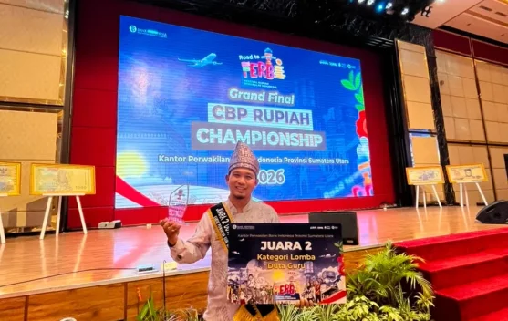Guru MAN 1 Deli Serdang Raih Runner-Up Duta Guru Bank Indonesia Sumatera Utara 2026