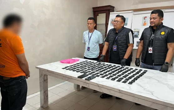 Satresnarkoba Polrestabes Medan Gagalkan Peredaran 128 Vape Narkoba