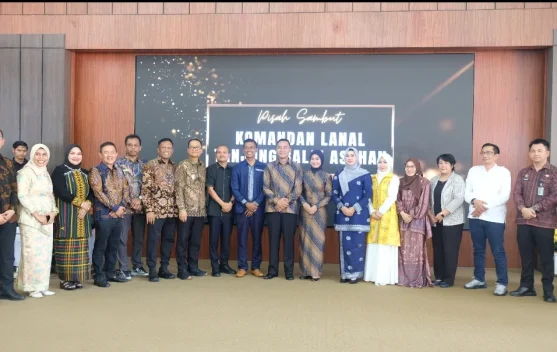 Kapolres Tanjungbalai Hadiri Pisah Sambut Danlanal TBA