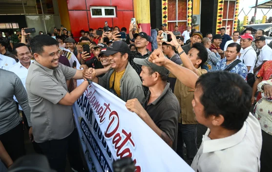 Bobby Nasution Awali Agenda Berkantor di Nias