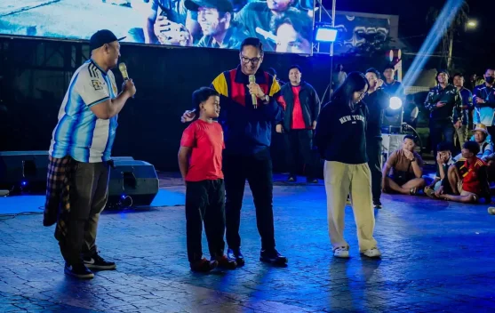 Antusiasme Warga Tinggi Nobar Final Pildun 2026, Rico Ajak Jaga Kebersamaan