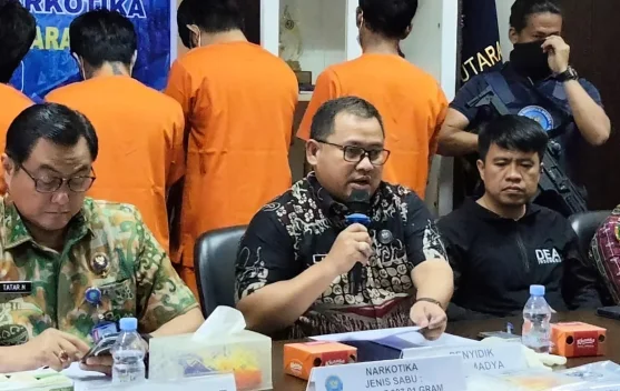 BNNP Sumut Gagalkan Peredaran 8 Kilogram Sabu di Medan