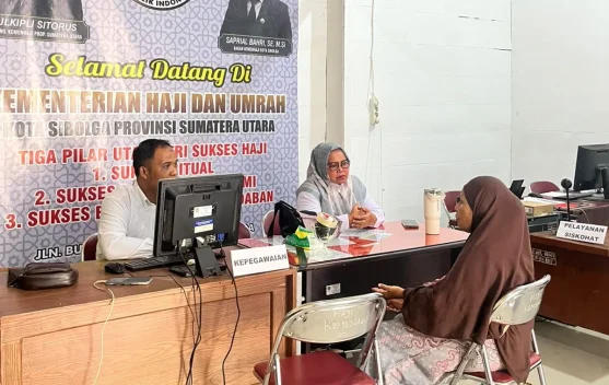 Kemenhaj Sibolga Perkuat Pelayanan Administrasi Pendaftaran Haji