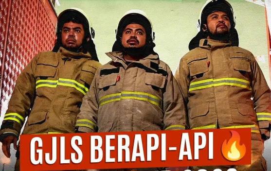 Trio GJLS Resmi Jadi Petugas Damkar di Film GJLS: Berapi-Api