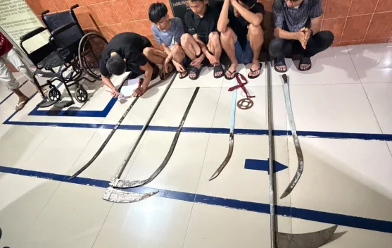 Cegah Tawuran dan Gemot, KRYD Polres Asahan Amankan Lima Remaja Beserta Sajam
