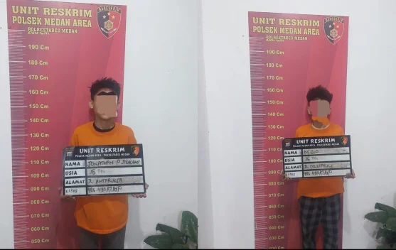 Dua Remaja Diamankan Polsek Medan Area Terkait Penggelapan Motor