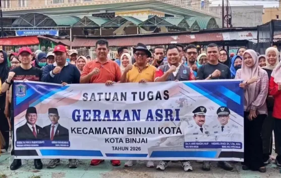 Pemko Binjai Gelar Gotong Royong ASRI Serentak di Lima Kecamatan
