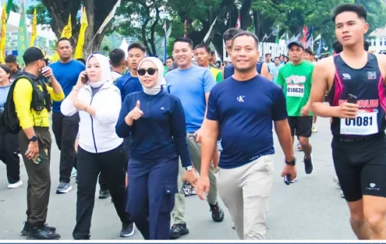 Bupati Labuhanbatu Ikuti Fun Run 5K HUT ke-81 TNI