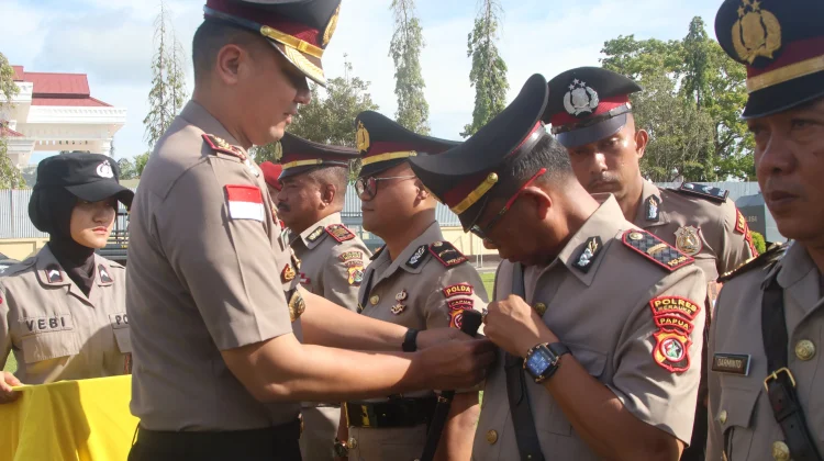 Kapolres Merauke Pimpin Sertijab Sepuluh Pejabat Utama