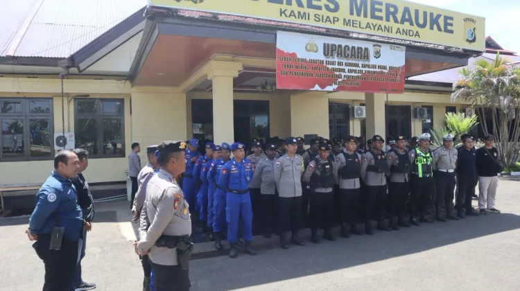 Polres Merauke Amankan Kompleks Transito dalam Razia Skala Besar