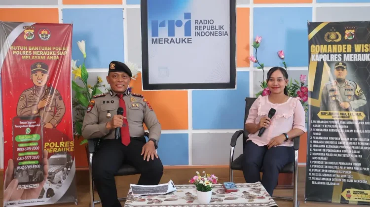 Sosialisasi Jasa Pengamanan Tugas Satpamobvit Polres Merauke