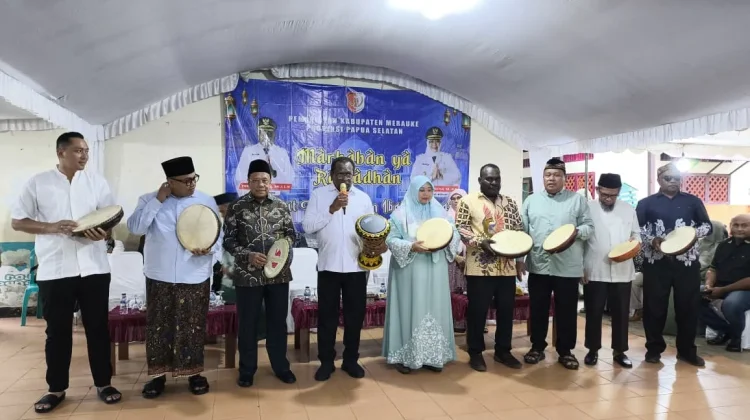 Kapolres Dampingi Bupati Merauke Safari Ramadhan 1447 H