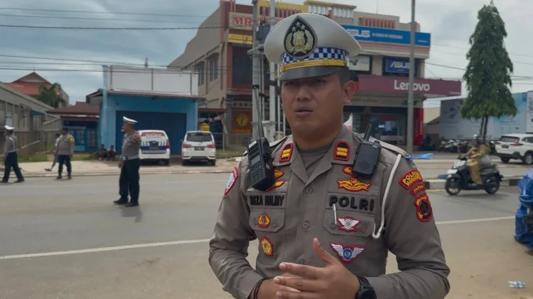 Kecelakaan di Simpang Martadinata Libatkan Pejalan Kaki