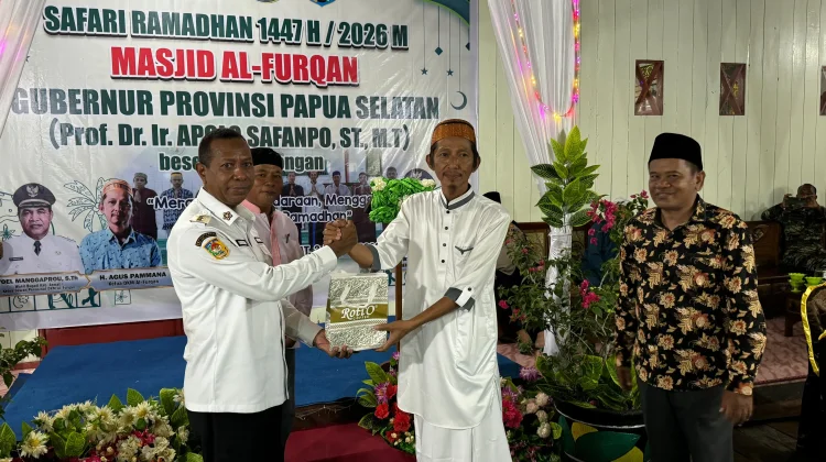 Safari Ramadan, Pemprov Papua Selatan Salurkan Sejumlah Bantuan