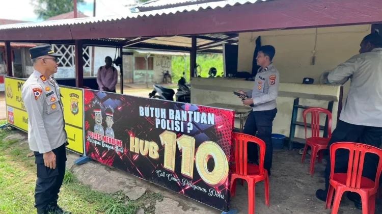 Polres Merauke Cek Kesiapan Pos Pengamanan Lebaran