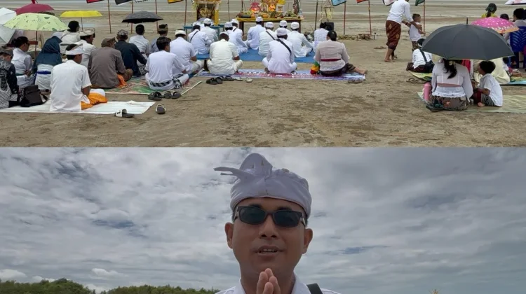 Umat Hindu Merauke Gelar Upacara Melasti di Pantai