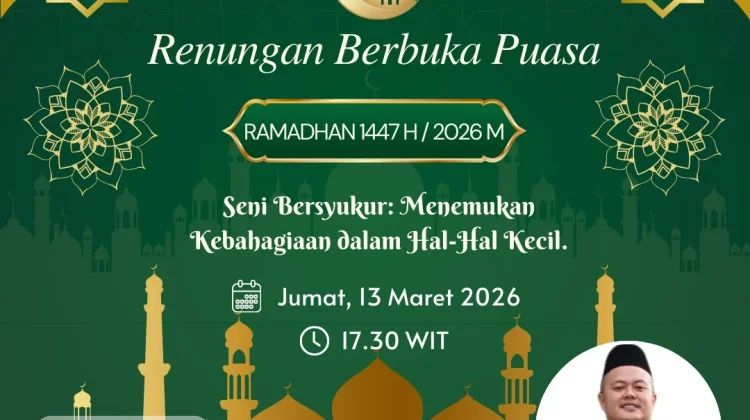 Ma’ruf Fajar : Pentingnya Syukur di Bulan Ramadan