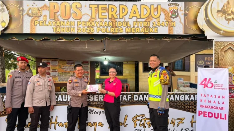 Kapolres Merauke Cek Kesiapan Pos Pengamanan