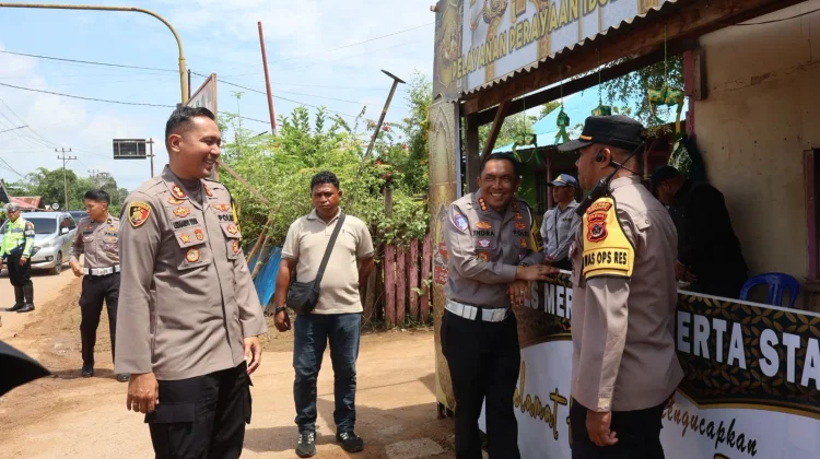 Polda Papua Cek Kesiapan Pos Ketupat