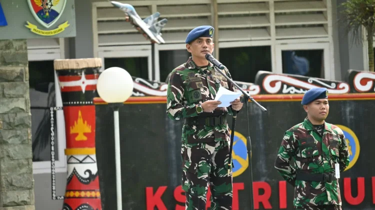 Personel Lanud J.A. Dimara Terima Kenaikan Pangkat Periode 1 April 2026