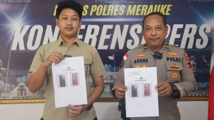 Polres Gelar Konpers Pengungkapan Curas Dua Tersangka