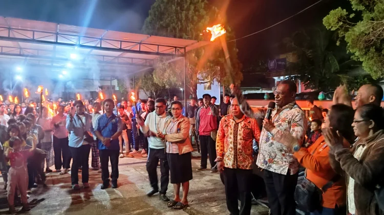 Pawai Obor Jemaat GKI Ottow, Sambut Fajar Paskah