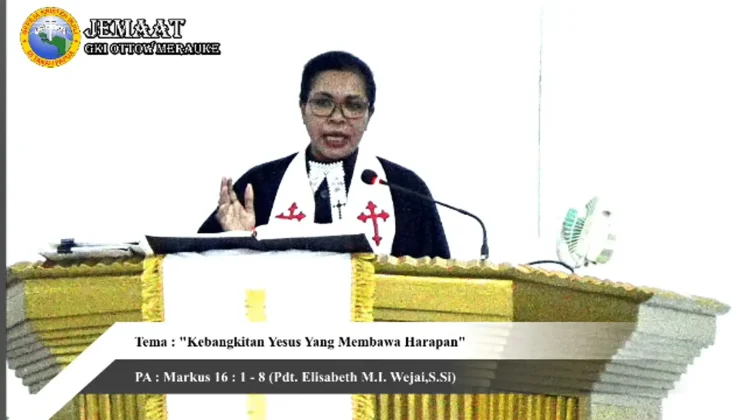 Pdt. Elisabeth Wejai: Kebangkitan Yesus Membawa Harapan