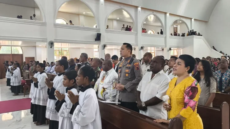 Kapolres Hadiri Peresmian Gereja Kelapa Lima