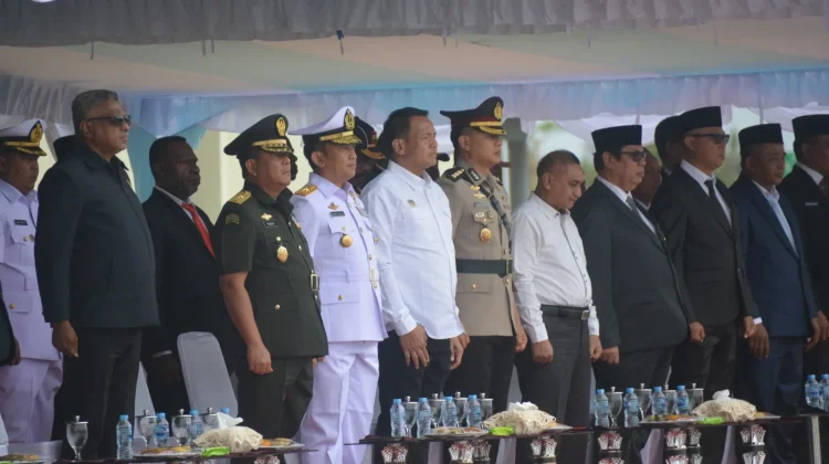 Wadan Kodaeral XI Hadiri Upacara Hari Otonomi Daerah Ke-XXX
