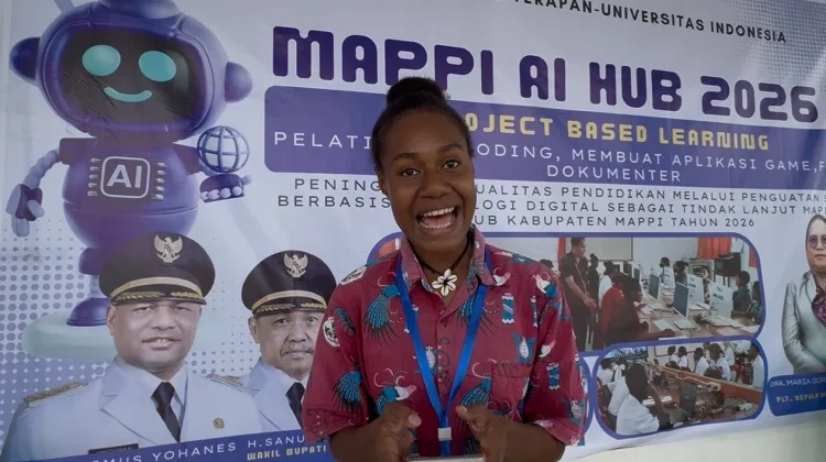 Siswa Datang Jauh dari Pedalaman untuk Belajar Teknologi AI di Mappi
