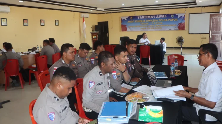 Tim Itwasda Polda Papua Audit Kinerja Polres Mappi