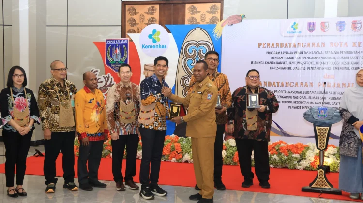 Pemprov Papsel Teken MoU Bersama 16 Rumkit Pengampu Nasional dan Regional