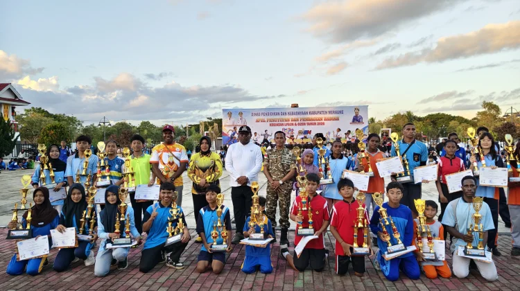 Bupati Merauke Tutup FLS3N dan O2SN 2026