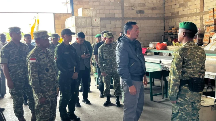 Menteri Pertahanan RI Tinjau Program Ketahanan Pangan di Wanam