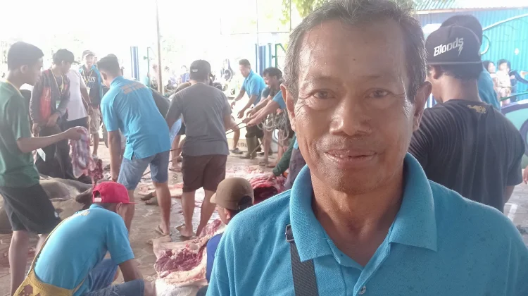 Delapan Belas Hewan Kurban Disembelih di Masjid Al-Barokah