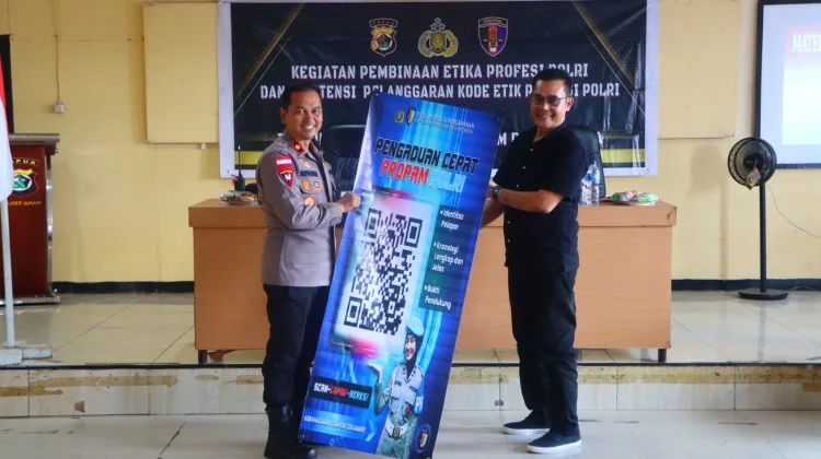 Propam Polda Papua Berikan Pembinaan Etika Profesi di Polres Mappi