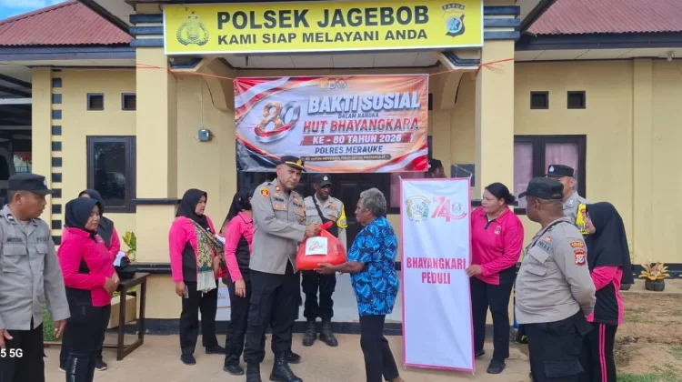 Bakti Sosial Religi Polsek Jagebob Sambut Hari Bhayangkara