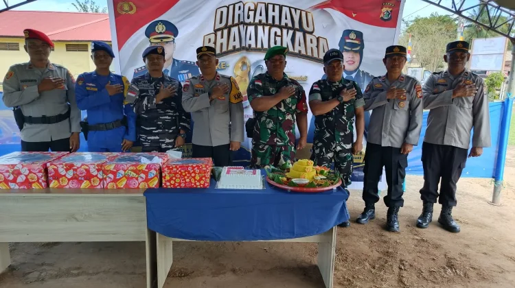 Polsek Kurik Gelar Syukuran Lintas Agama Hari Bhayangkara ke-80