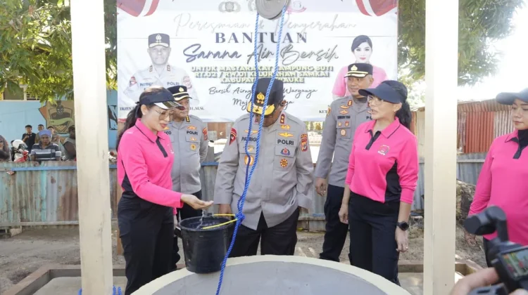 Peresmian Sumur Air Bersih Kampung Buti