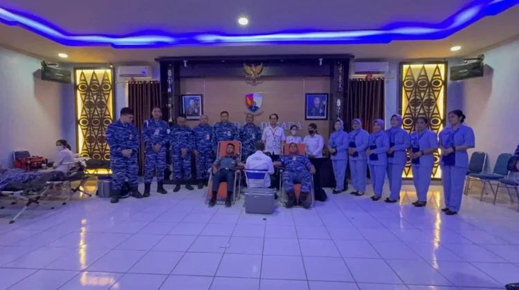 Donor Darah Warnai Hari Bakti TNI AU