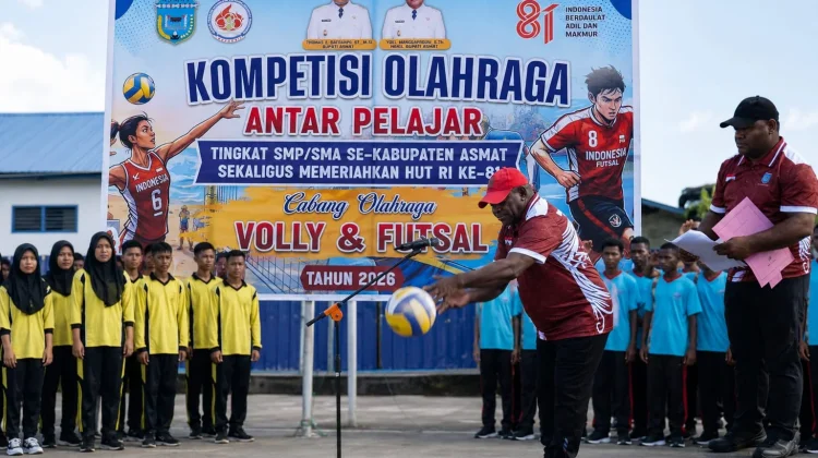 Sekda Asmat Buka Kegiatan Kejuaraan Antar Pelajar