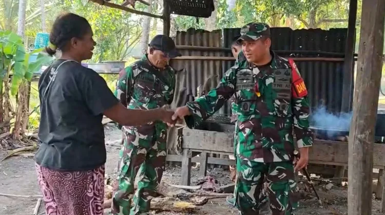 Warga Wanam Apresiasi Kunjungan Dansatgas TMMD