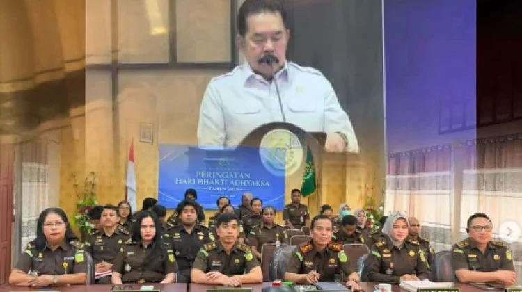 Kejari Merauke Ikuti Syukuran Hari Bhakti Adhyaksa