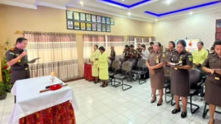 Kejari Merauke Gelar Ibadah Oikumene