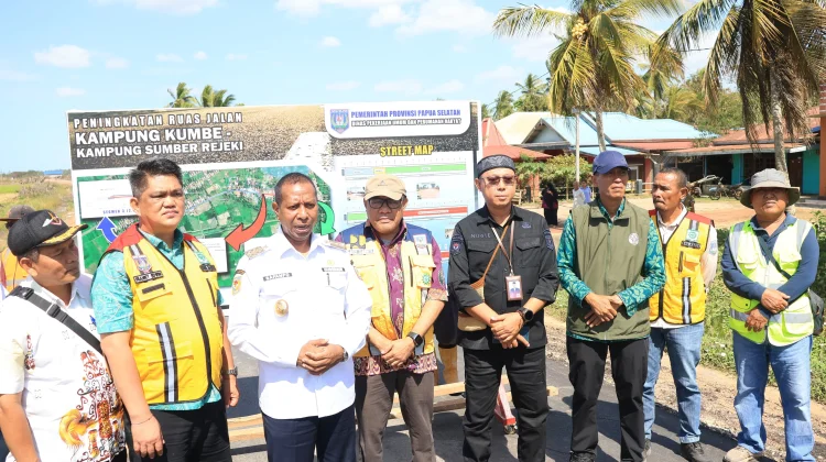 Pembangunan Ruas Jalan di Distrik Kurik Capai 60 Persen