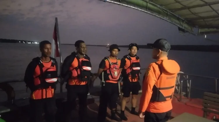 Tim SAR Gabungan Lakukan Operasi Pencarian ABK yang Jatuh di Sungai Maro Merauke