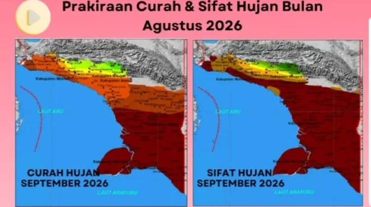 El Nino Kuat, Hujan Rendah Terjadi di Papsel
