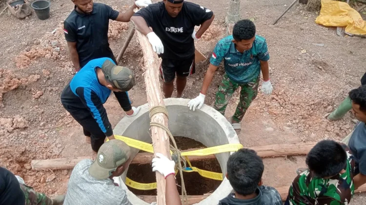 Warga Wanam Apresiasi TMMD Wujudkan Sumber Air Bersih