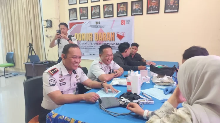 Donor Darah Meriahkan HUT RI ke-81 di Merauke